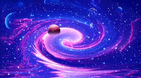 唯美宇宙太空星空漩涡