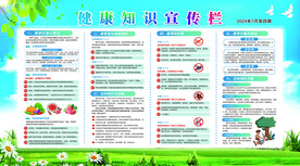 夏季健康教育宣传栏
