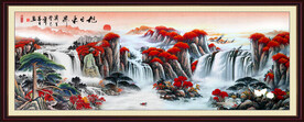 大气山水画