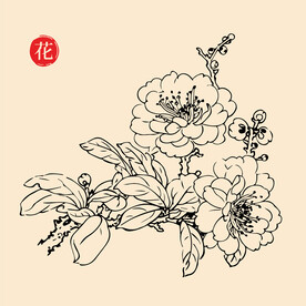 矢量图花