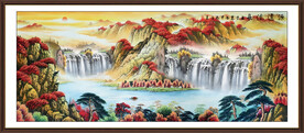 山水水墨国画