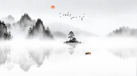 中国风意境山水画