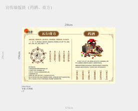 中医馆文化墙药酒膏方