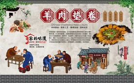 羊肉垫卷 