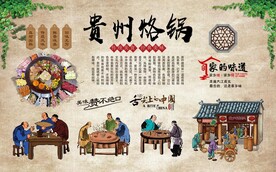 贵州烙锅 贵州烙锅背景 烙锅 