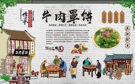 牛肉罩饼