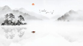 新中式山水装饰画