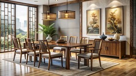 新中式餐桌椅家具
