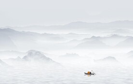 烟雨江南山水