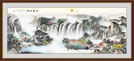 客厅风景山水画 