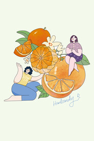 插画橙子