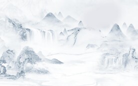 高山流水山水