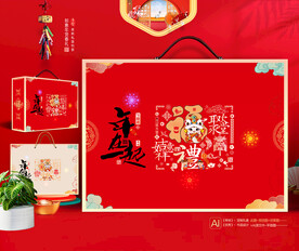 新年礼盒 年货包装