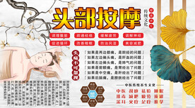 头部按摩背景墙