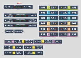 地下室停车场电子导向牌