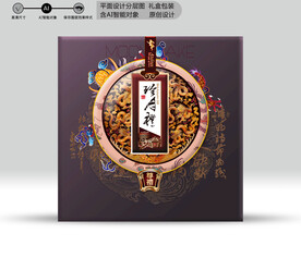 月饼包装 效果源文件