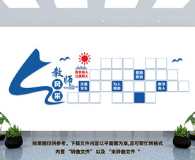 教师风采文化墙