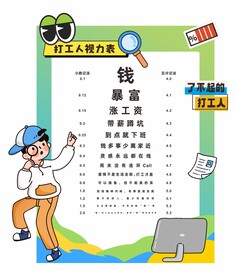 打工人视力表
