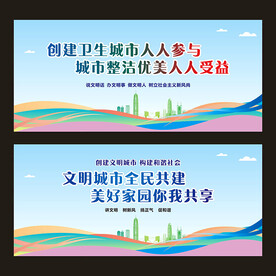文明城市海报