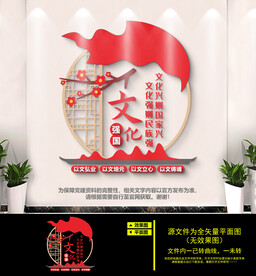 文化强国文化墙
