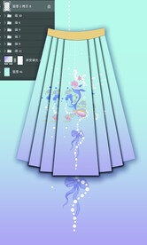汉服花高清分层手绘花
