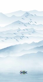 山水玄关画