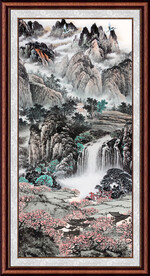 客厅山水