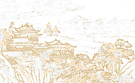 新中式壁纸壁画装饰画