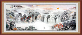 水墨国画山水