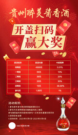 白酒活动海报