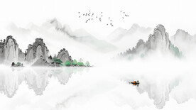 抽象山水画