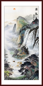 玄关山水风景