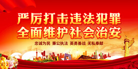 严厉打击违法犯罪
