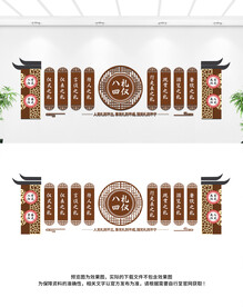 八礼四仪校园文化墙