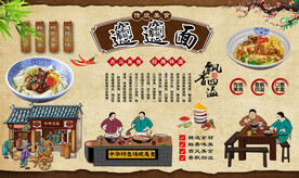 biangbiang面背景墙