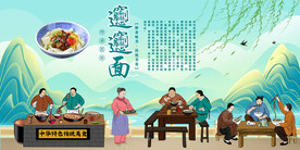 biangbiang面背景墙