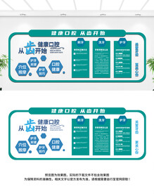 口腔牙科文化墙