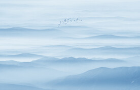 水墨山