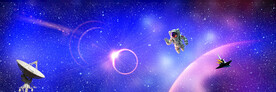 紫色星空