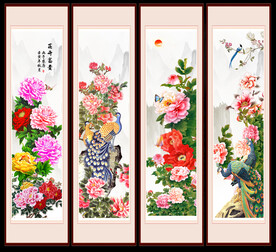花开富贵牡丹图