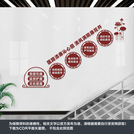 医院楼梯文化墙
