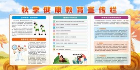 秋季健康教育宣传栏