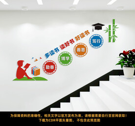 学校楼梯文化墙