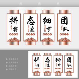 企业办公室励志标语文化墙
