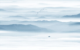 山水水墨画