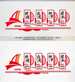 企业办公室励志标语文化墙