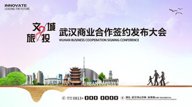 签约仪式发布会展板
