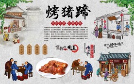 特色烤猪蹄 