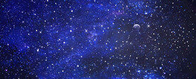 蓝色星空高清图