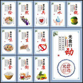 食堂文化海报